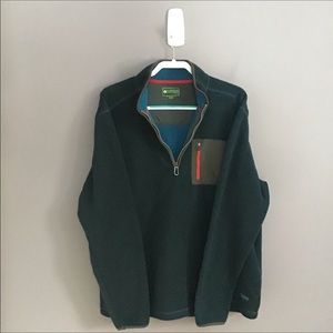 GH BASS Explorer 1/4 Zip Navy Pullover XL